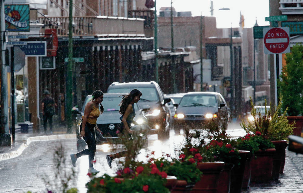 Summer storms strike Santa Fe